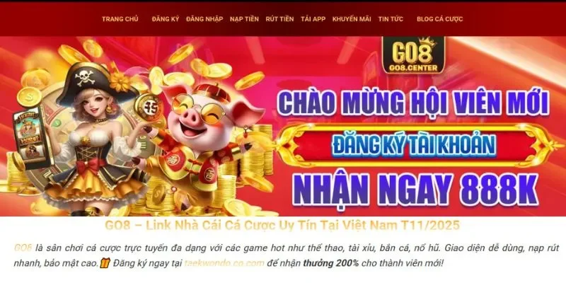 Lưu ý chỉ truy cập link Vào GO8 Chính thức duy nhất - aamco.me